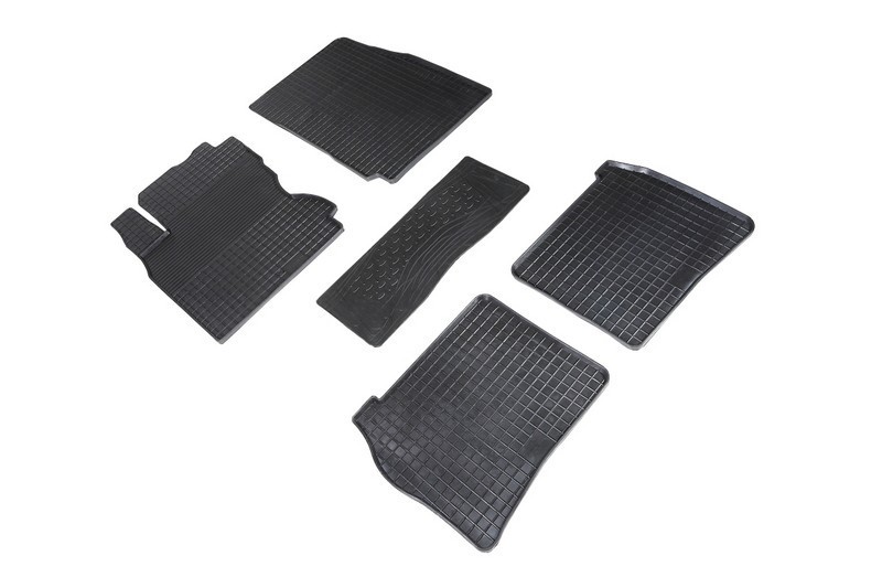 Коврики резиновые с рисунком "Сетка" NISSAN NOTE 2005-2014 (комплект) SEINTEX 00276