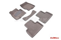SEINTEX Ворсовые 3D коврики INFINITI FX 37/50 QX70 2008- серые (комплект) 85205
