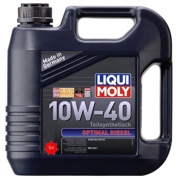 Масло моторное Liqui Moly Optimal Diesel 10W-40 (5л) - ПО ЦЕНЕ 4Л