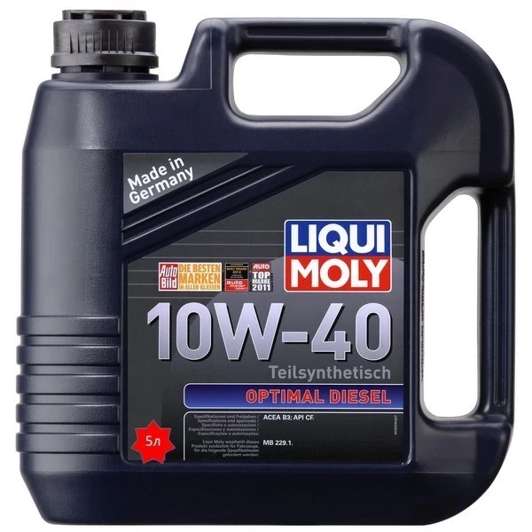 Масло моторное Liqui Moly Optimal Diesel 10W-40 (5л) - ПО ЦЕНЕ 4Л