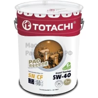 Масло моторное TOTACHI Gasoline Grand Touring Fully Synthetic SN 5W-40 (20л) 11920