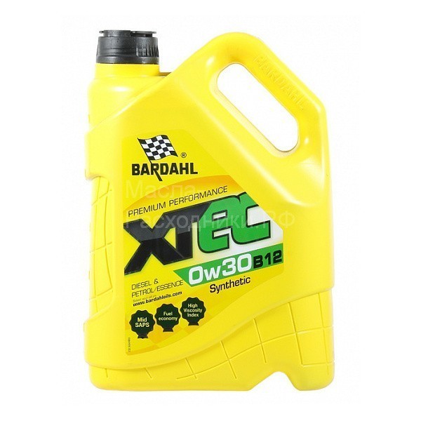 BARDAHL XTEC 0W-30 B12 Масло моторное (5л) 36843