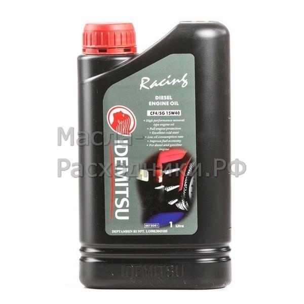 Масло моторное IDEMITSU Racing Diesel 15W-40 CF-4/SG (1л) FBA0073001