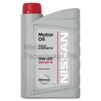 Масло моторное Nissan 0W-20, 1л / KE90090133R