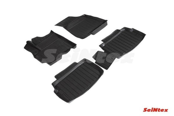 Полиуретановые коврики салона для Chery Tiggo 4 2017-н.в. (шт) SEINTEX 94396