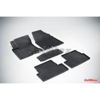 Коврики резиновые с рисунком "Сетка" NISSAN QASHQAI 2007-2014 (комплект) SEINTEX 00419