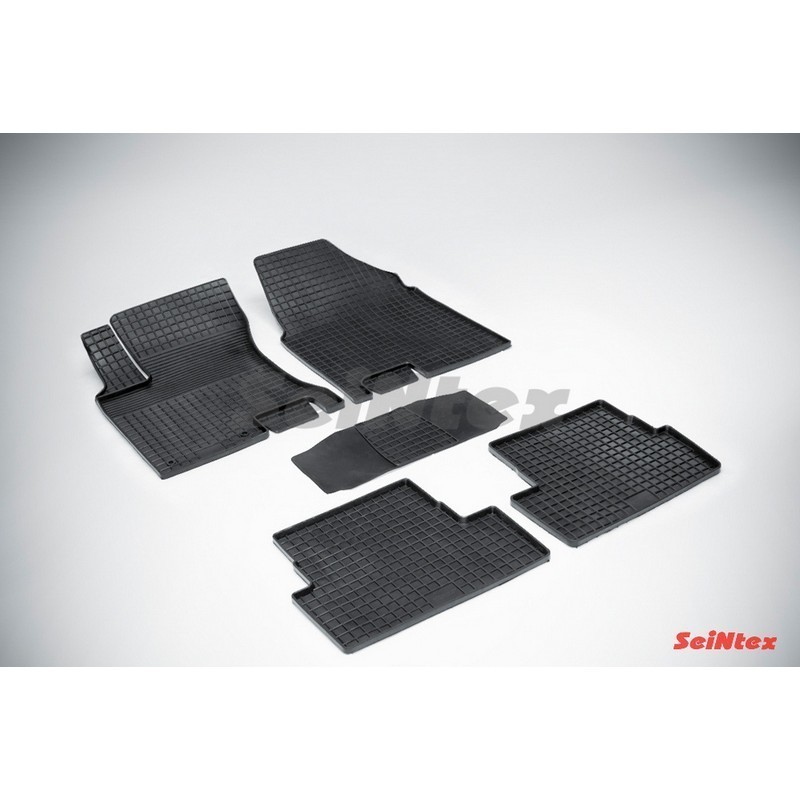 Коврики резиновые с рисунком "Сетка" NISSAN QASHQAI 2007-2014 (комплект) SEINTEX 00419