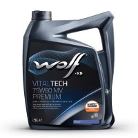 WOLF VITALTECH 75W-80 MV PREMIUM GL-4 + Масло трансмиссионное (5л) 1048401