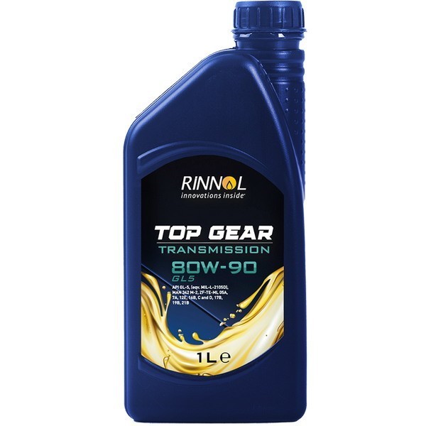 Масло трансмиссионное RINNOL TOP GEAR 80W-90 GL5 (1л) 192216