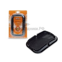 Коврик липучка чёрный подставка 100*150*30 мм AIRLINE ASMBP04