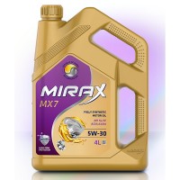 Масло моторное MIRAX MX7 5W-30 A3/B4 SL/CF (АКЦИЯ 4л + 1л) 607053