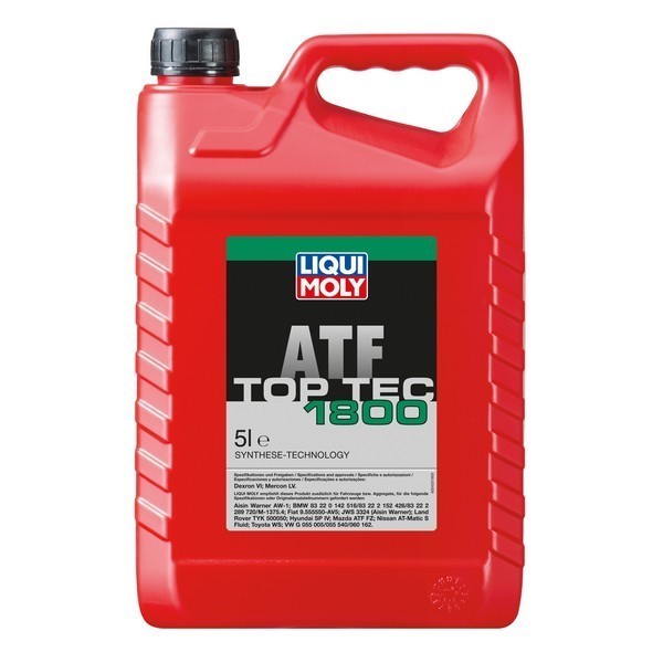 Жидкость АКПП Liqui Moly Top Tec ATF 1800 (5л) 39020
