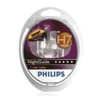 Автолампы H7 12972 NGSDL 12V 55W S2 NIGHTGUIDE DOUBLELIFE 12972NGSDLS2 PHILIPS (комплект 2 шт)