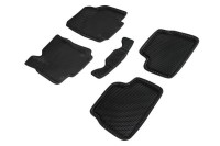 Коврики 3D EVA "РОМБ" Opel Astra H 2004-2015 (sedan, wagon, hatchback)/ Opel Astra G 1998-2009 черные (комплект) SEINTEX 95330