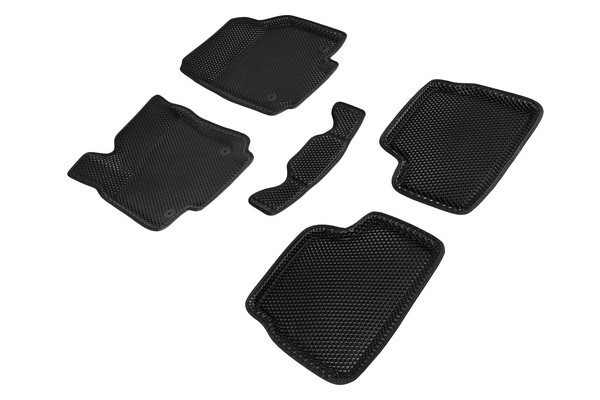 Коврики 3D EVA "РОМБ" Opel Astra H 2004-2015 (sedan, wagon, hatchback)/ Opel Astra G 1998-2009 черные (комплект) SEINTEX 95330