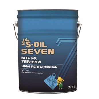 Масло трансмиссионное S-oil SEVEN MTF FX 75W-/85W- GL-4 (20л) E107739 DRAGON