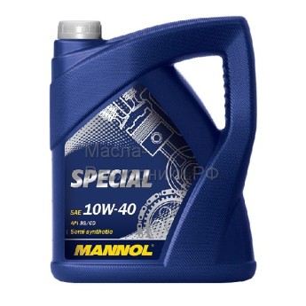 Масло моторное MANNOL Special 10W-40 (5л) 1181