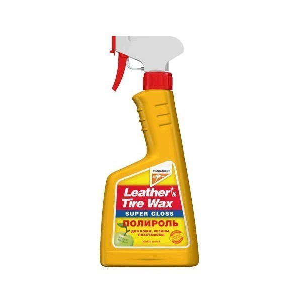 Полироль панели Kangaroo Leather&Tire wax super gloss (500 мл ) 355029