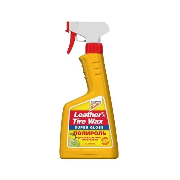 Полироль панели Kangaroo Leather&Tire wax super gloss (500 мл ) 355029