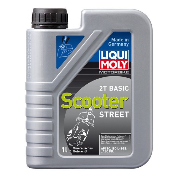 Масло моторное для скутеров Motorbike 2T Basic Scooter Street LIQUI MOLY (1л) 8068