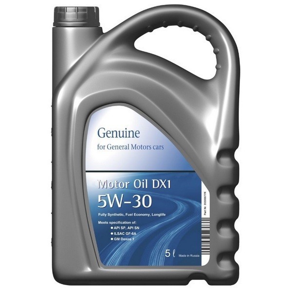 Масло моторное General Motors Dexos1 5W-30 (5л) 95599877R