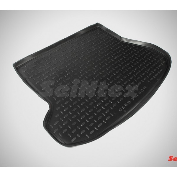SEINTEX Коврик в багажник KIA CEE`D wagon (полимерный) черный (шт) (2012-2018) 85675