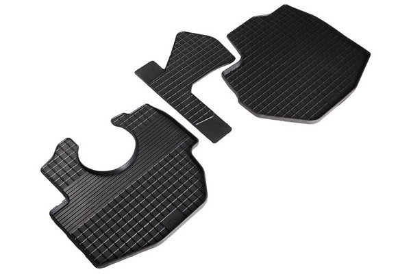 Коврики резиновые с рисунком "Сетка" JAC N25/35 2022-н.в. / Sollers Argo 2022-н.в. (комплект) 98388 SEINTEX