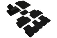 Коврики ворс LUX Hyundai Santa Fe IV (7 мест) 2020-н.в. (комплект) 98577 SEINTEX