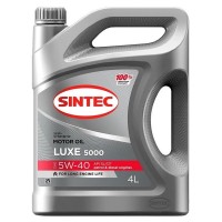 Масло моторное SINTEC LUXE 5000 5W-40 SL/CF (4л) 600237