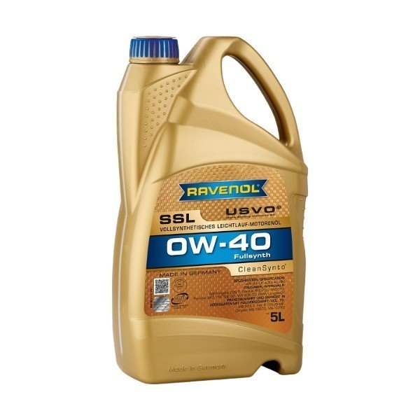 Масло моторное Ravenol 0W-40 SSL (5л) 111110800501999