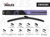 Щетка стеклоочистителя 580 мм (23) гибридная (10 адаптеров) CWH23BC MILES