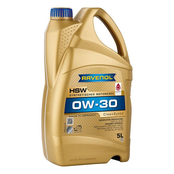 Масло моторное Ravenol HSW 0W-30 (5л) 111211800501999