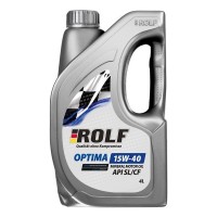 Масло моторное ROLF Optima 15W-40 SL/CF пластик (4л) 322433