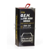 Масло моторное MANNOL (7715) O.E.M. for VW AUDI SKODA 5W-30 API SN/CF (5л) металл 4035