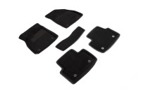 SEINTEX Ворсовые 3D коврики OPEL INSIGNIA 2011-2016 черные (комплект) 83777