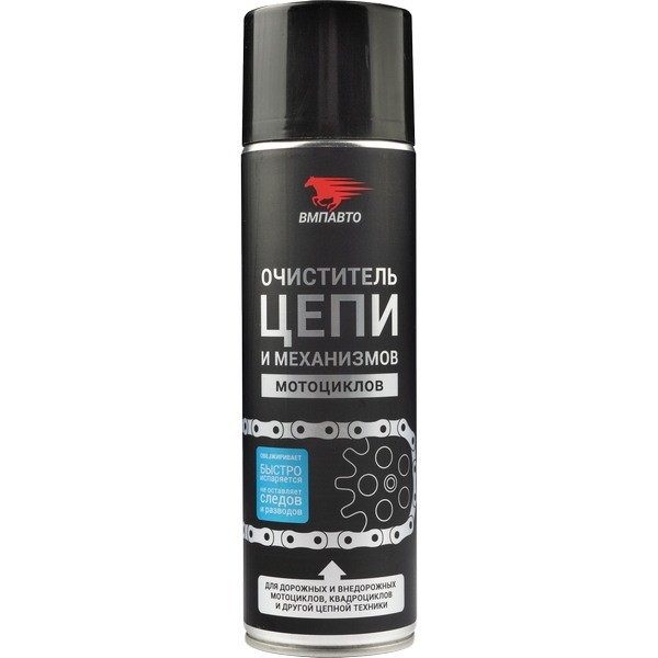 ВМП-Авто Очиститель для цепей дорожных и внедорожных мотоциклов (500 мл) 8410