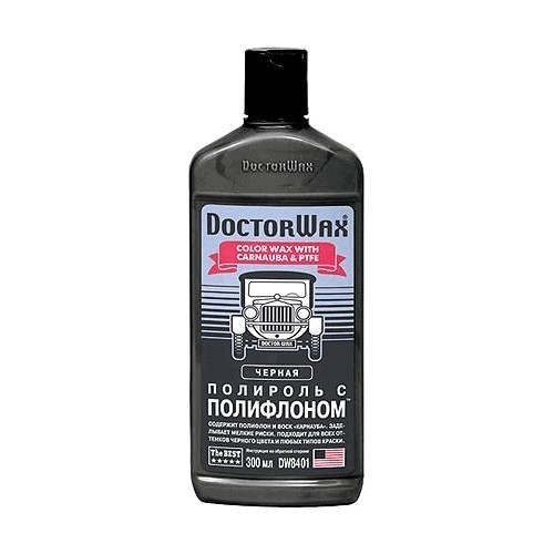 DW8465 Doctor Wax Color Wax With Carnauba & Ptfe Цветная полироль с полифлоном (бежевая) (300 мл)