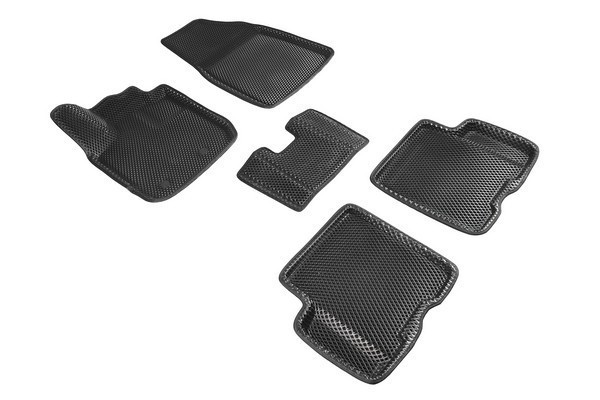 Коврики 3D EVA "РОМБ" Renault Arkana 2019-н.в. черные (комплект) SEINTEX 95192