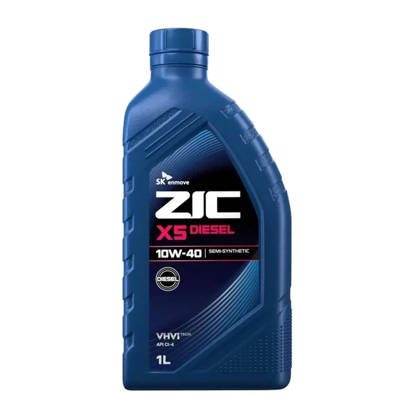 Масло моторное ZIC X5 Diesel 10W-40 (1л) 132660