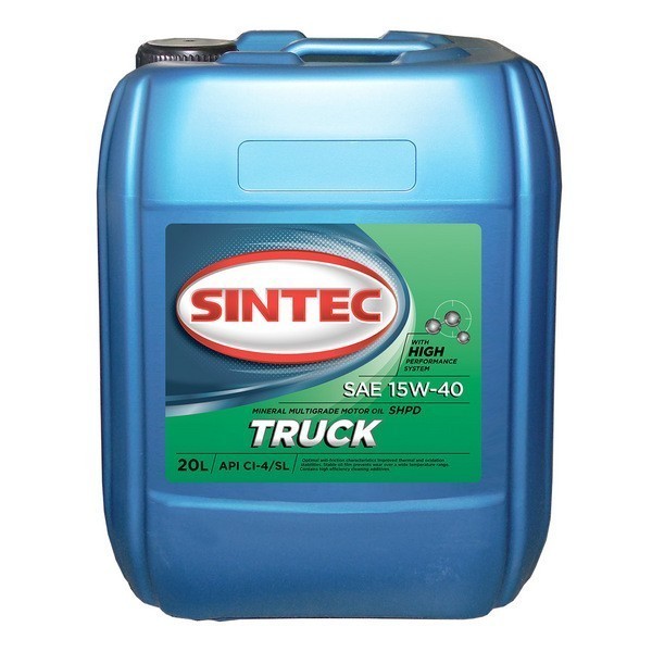 Масло моторное 15W-40 SINTEC TRUCK 15W-40 CI-4/SL (20л) 122444