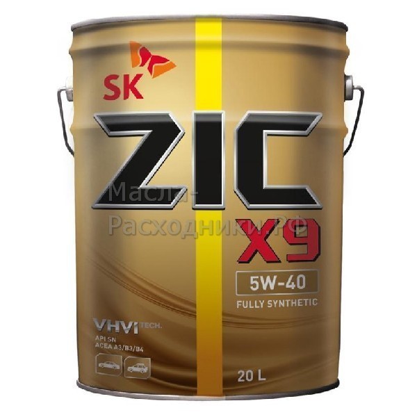 Масло моторное Zic X9 5W-40 (20л) 192613