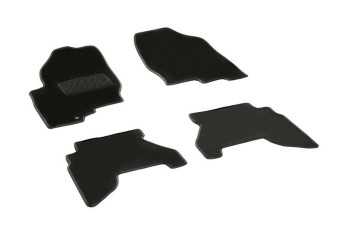 Ворсовые коврики LUX NISSAN PATHFINDER III 2004-2009 (комплект) SEINTEX 82765