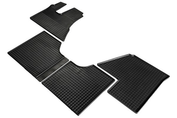 Коврики резиновые с рисунком "Сетка" SHACMAN X6000 (комплект) 98416 SEINTEX