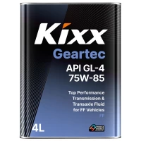 Kixx масло трансмиссионное Geartec FF GL-4 75W-85 (4л) L271744TR1