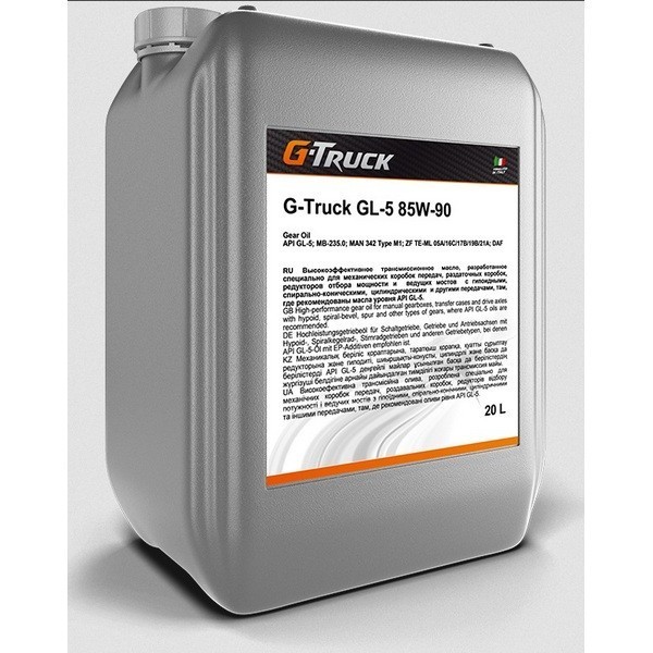 Масло трансмиссионное G-Truck GL-5 85W-90 (20л) 253640026