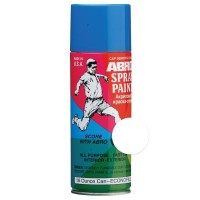 Краска (аэрозоль) ABRO SP-020 (белая) Матовая (473 мл)