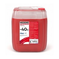 Антифриз MICKING ANTIFREEZE SUPER LLC P-OAT Tehnology -40C (красный) 10кг MA1009