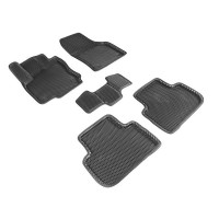 Коврики 3D EVA "РОМБ" Volkswagen Tiguan II 2017-н.в. черный (комплект) 95198 SEINTEX