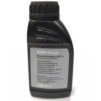 BMW DOT IV LV Тормозная жидкость с низкой вязкостью  (пластик) (0,25л) / 83132405975