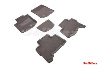 SEINTEX Ворсовые 3D коврики LEXUS GX460 2009- серые (комплект) 86845